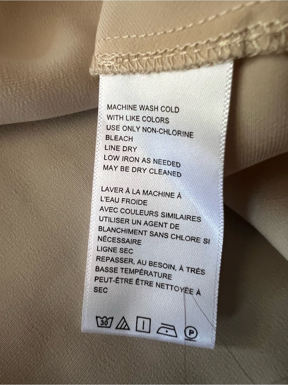 NWT Urban Outfitters UO Mallory Cowl Neck Satin Slip Mini Dress Cream Tan XL - Picture 10 of 11